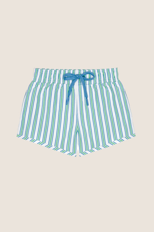 Boys Ticking Stripe Boardie