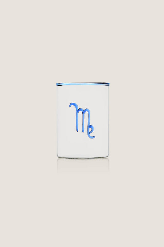 Blue Virgo Lowball Glass (Set of 2)