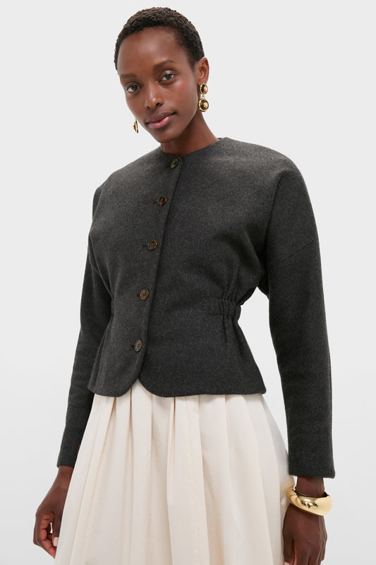 Charcoal Light Atelier Cinch Jacket