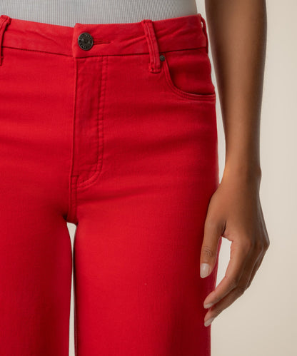 Meg High Rise Wide Leg, Petite in Tomato