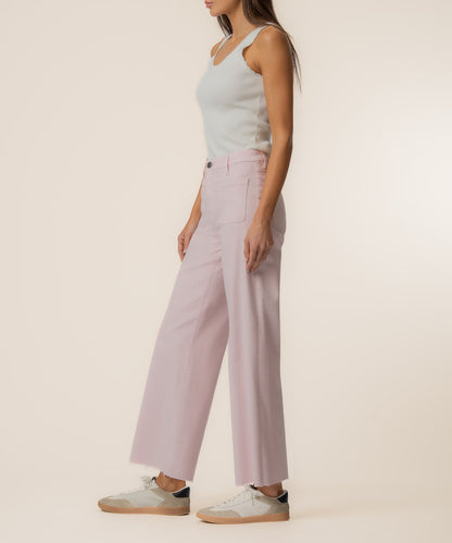 Meg High Rise Wide Leg, Petite in Princess