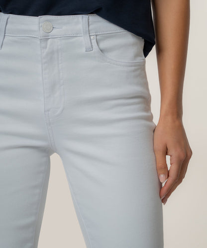 Kelsey High Rise Ankle Flare, Petite in Optic White