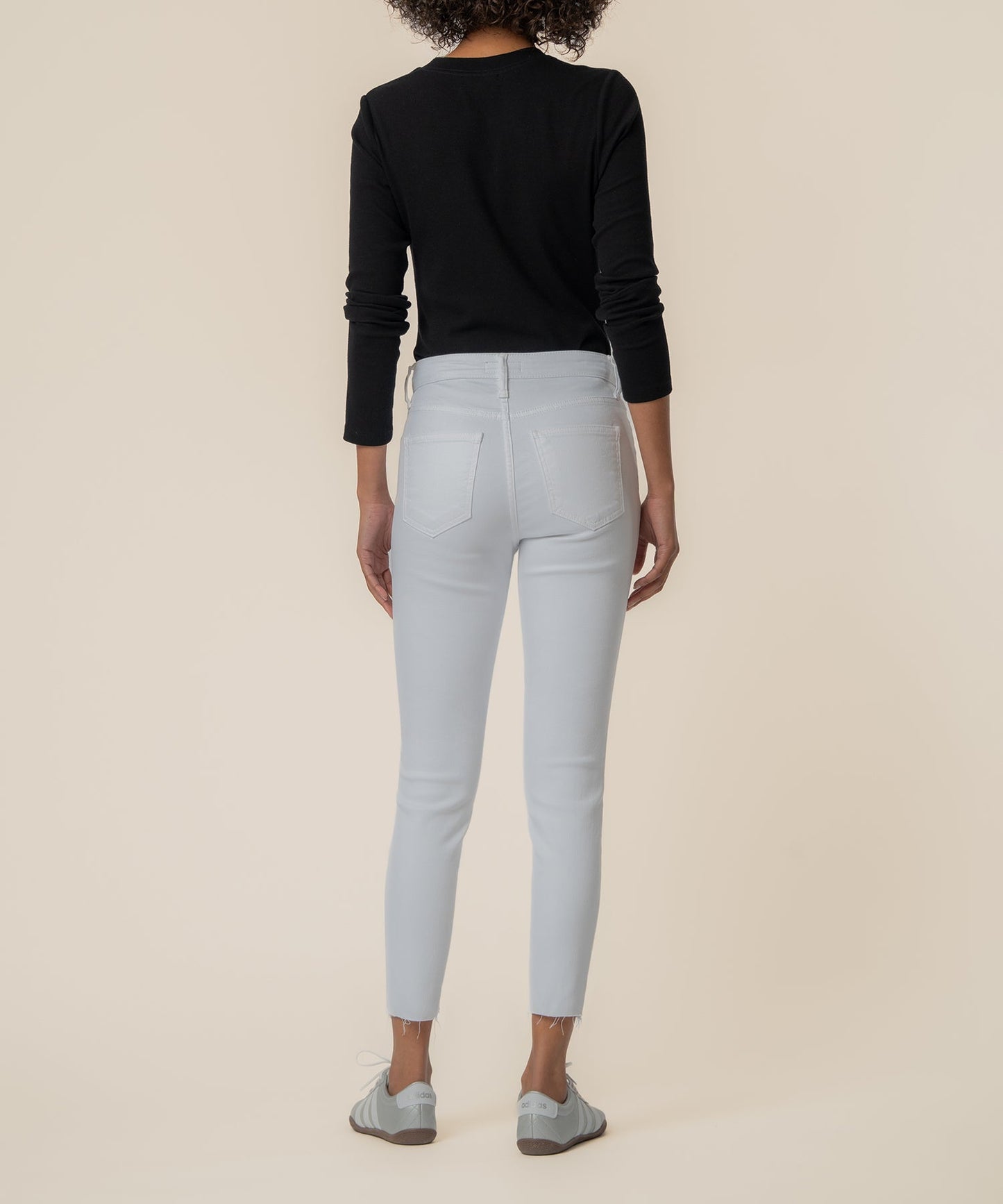 Rachael High Rise Mom Jean, Petite in Optic White