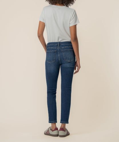Reese High Rise Ankle Straight, Petite in Enchantment Wash