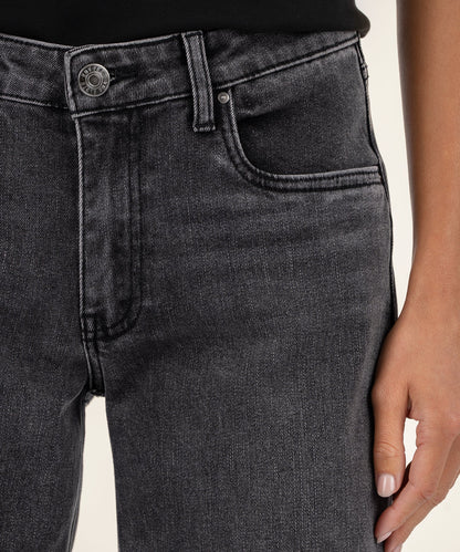 Selena Baggy Low Rise Straight Leg, Petite in Fateful Wash