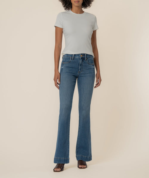 Natalie High Rise Bootcut, Petite in Alliance Wash