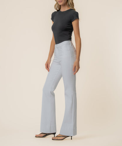 Stella High Rise Flare, Petite in Optic White