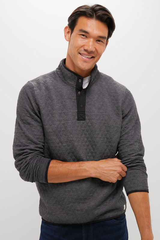 Charcoal Heather Gray Corbet Reversible Pullover