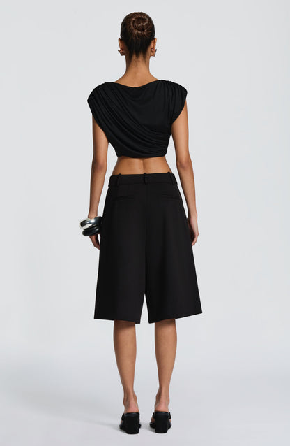 Ausra Bermuda Shorts - Black