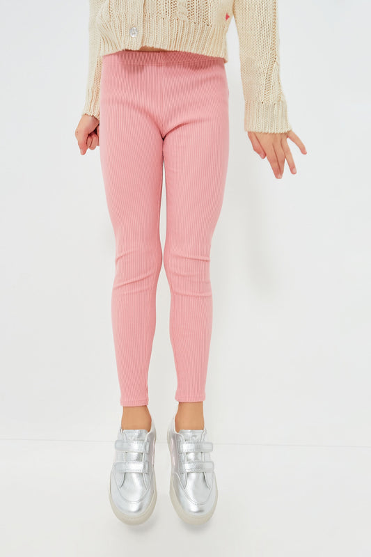 Brandied Apricot Organic Rib Leggings