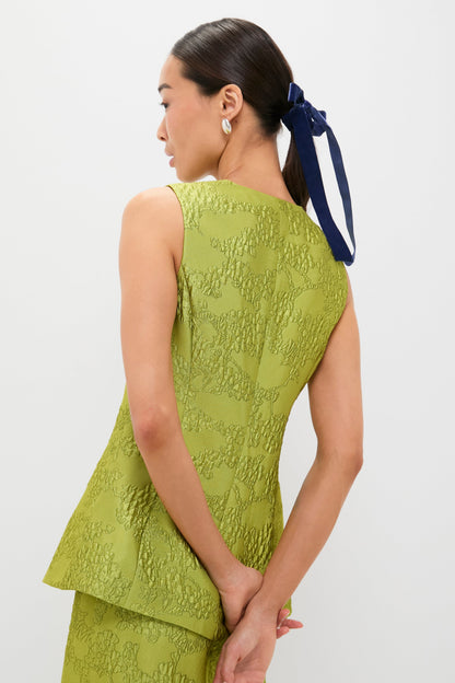 Brocade Metallic Duke Top